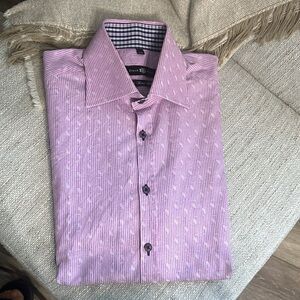 🖤Stone Rose 100% Cotton button down shirt size 3M measurements posted.